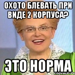 охото блевать при виде 2 корпуса? это норма, Мем ЭТО НОРМАЛЬНО