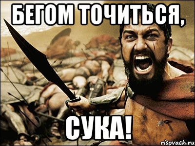 бегом точиться, сука!, Мем Это Спарта