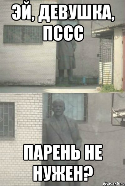 эй, девушка, пссс парень не нужен?