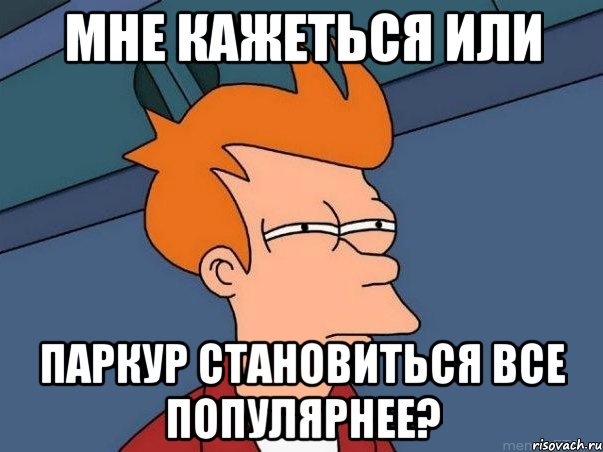 мне кажеться или паркур становиться все популярнее?, Мем  Фрай (мне кажется или)