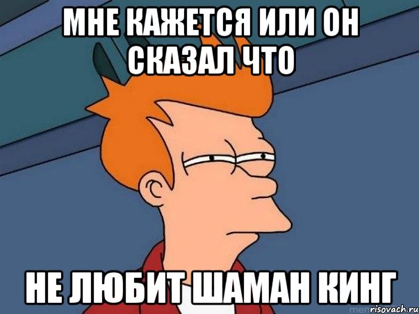 мне кажется или он сказал что не любит шаман кинг, Мем  Фрай (мне кажется или)