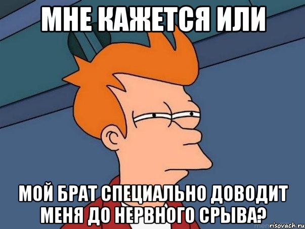 мне кажется или мой брат специально доводит меня до нервного срыва?, Мем  Фрай (мне кажется или)