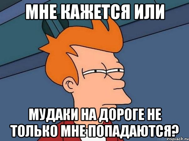 мне кажется или мудаки на дороге не только мне попадаются?, Мем  Фрай (мне кажется или)