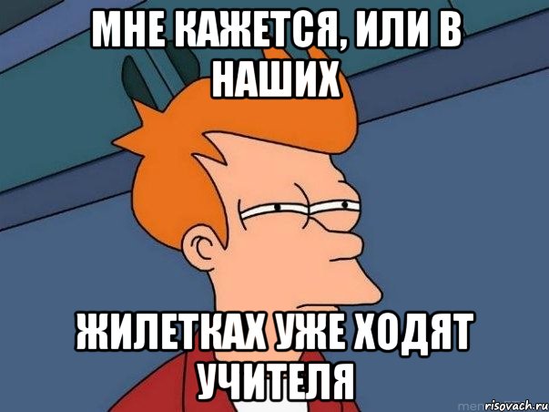 мне кажется, или в наших жилетках уже ходят учителя, Мем  Фрай (мне кажется или)