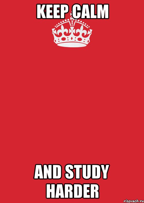 keep calm and study harder, Комикс Keep Calm 3