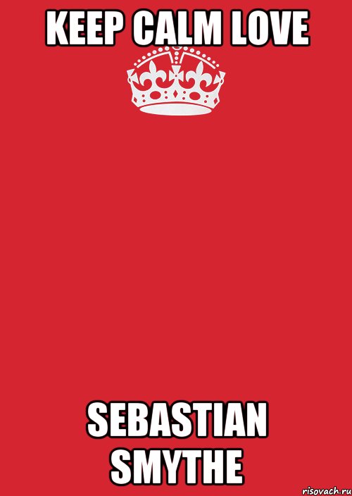 keep calm love sebastian smythe, Комикс Keep Calm 3