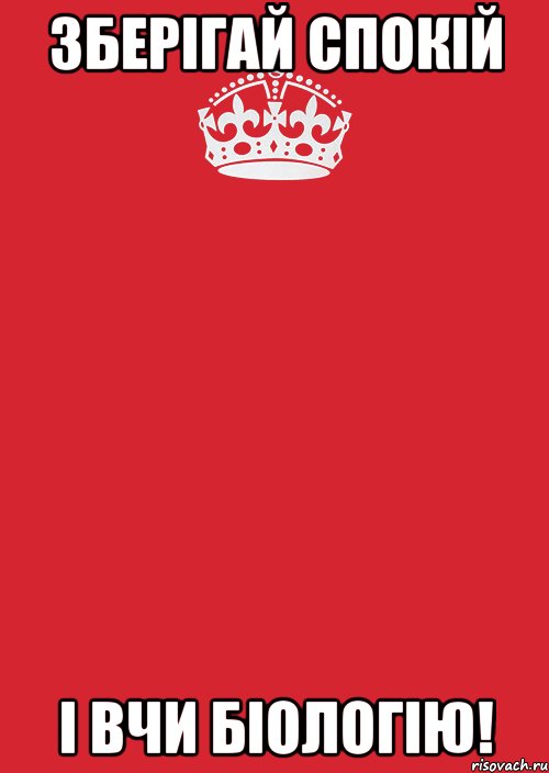 зберігай спокій і вчи біологію!, Комикс Keep Calm 3