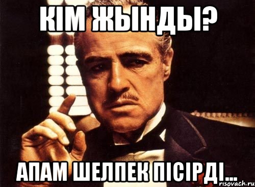 кім жынды? апам шелпек пісірді..., Мем крестный отец