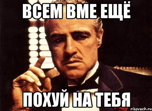 всем вме ещё похуй на тебя, Мем крестный отец