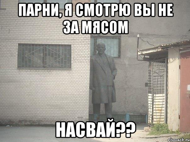 парни, я смотрю вы не за мясом насвай??