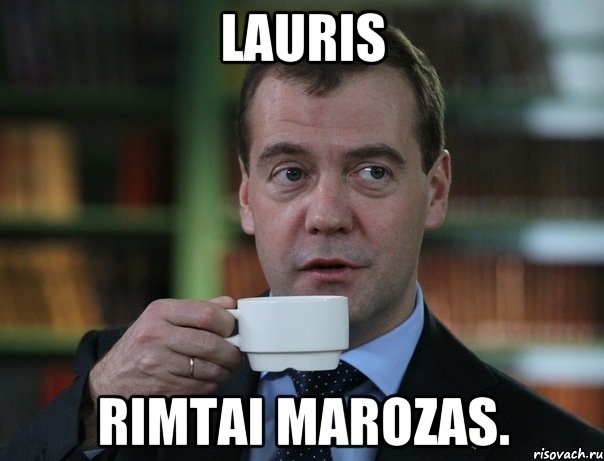 lauris rimtai marozas., Мем Медведев спок бро