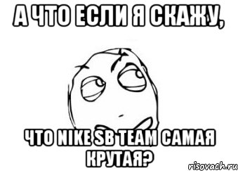 а что если я скажу, что nike sb team самая крутая?, Мем Мне кажется или