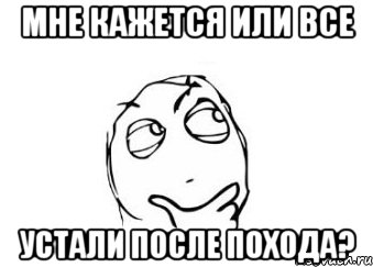 мне кажется или все устали после похода?, Мем Мне кажется или