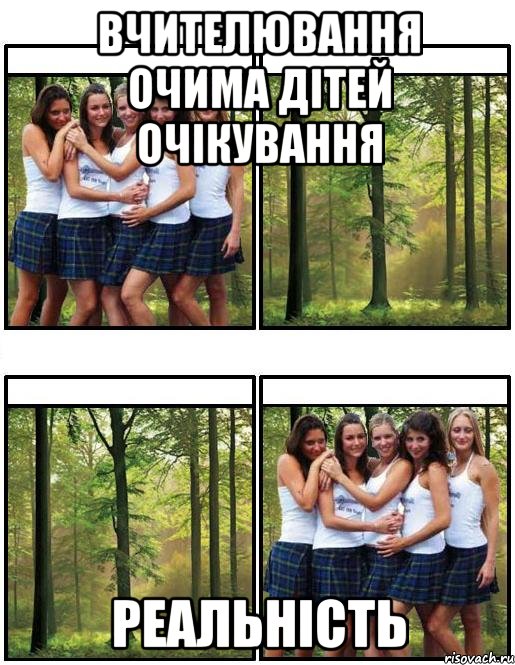вчителювання очима дітей очікування реальність
