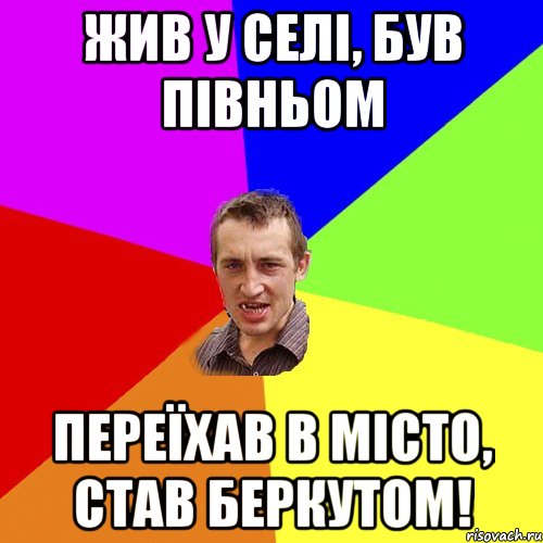 жив у селі, був півньом переїхав в місто, став беркутом!, Мем Чоткий паца