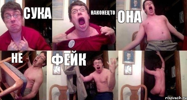 Сука наконецто она не ФЕЙК , Комикс  Печалька 90лвл