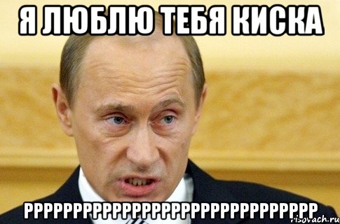 я люблю тебя киска рррррррррррррррррррррррррррррр, Мем путин