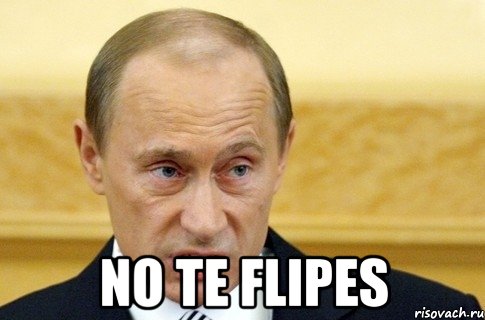  no te flipes, Мем путин