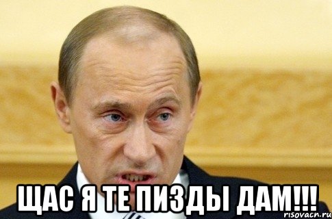  щас я те пизды дам!!!, Мем путин