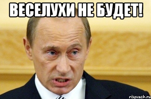 веселухи не будет! , Мем путин