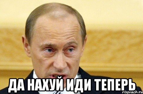  да нахуй иди теперь, Мем путин