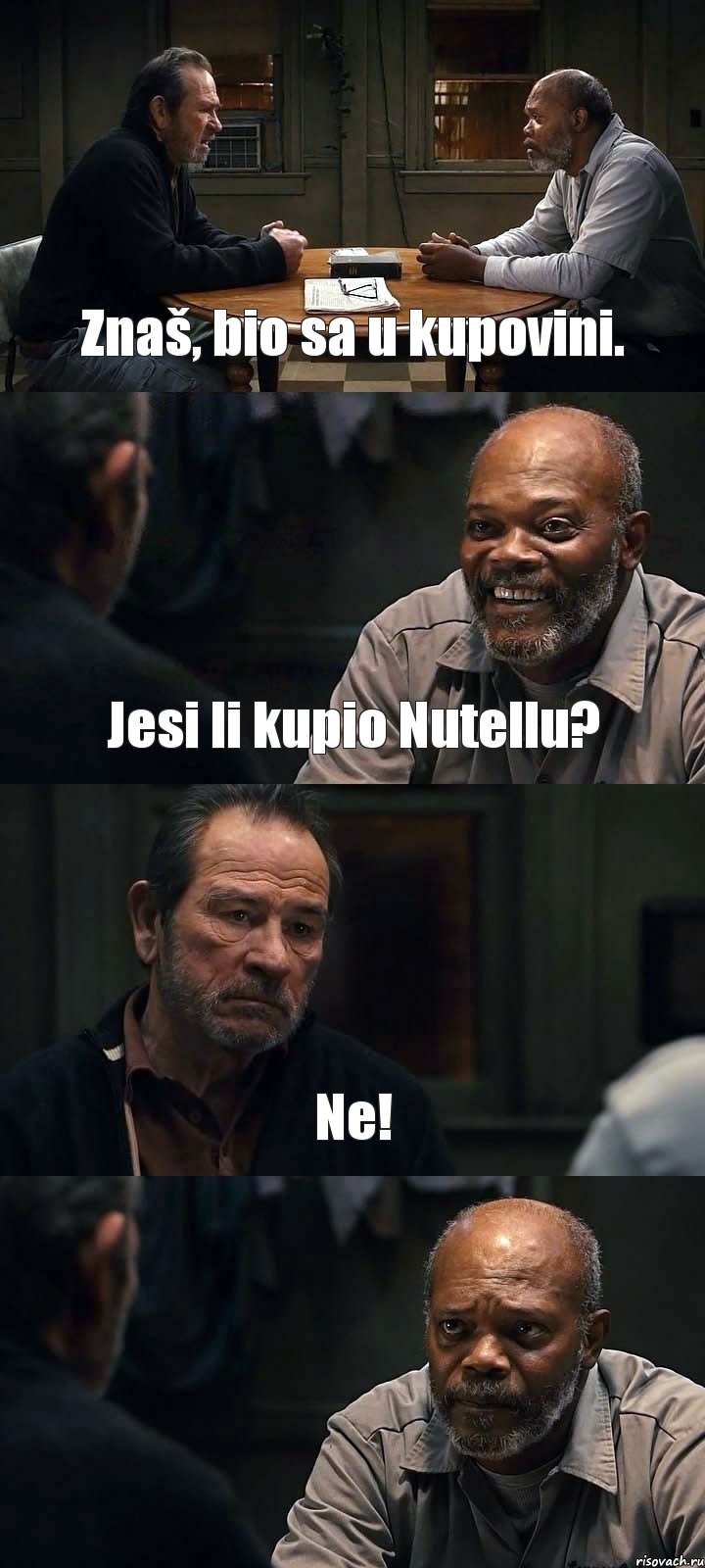 Znaš, bio sa u kupovini. Jesi li kupio Nutellu? Ne! , Комикс The Sunset Limited