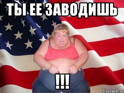 ты ее заводишь !!!, Мем Толстая американка