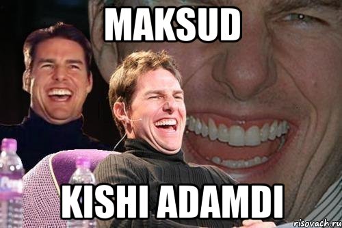 maksud kishi adamdi, Мем том круз