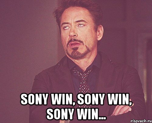  sony win, sony win, sony win..., Мем твое выражение лица