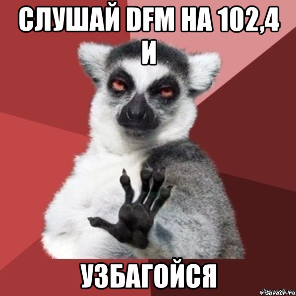 слушай dfm на 102,4 и узбагойся, Мем Узбагойзя