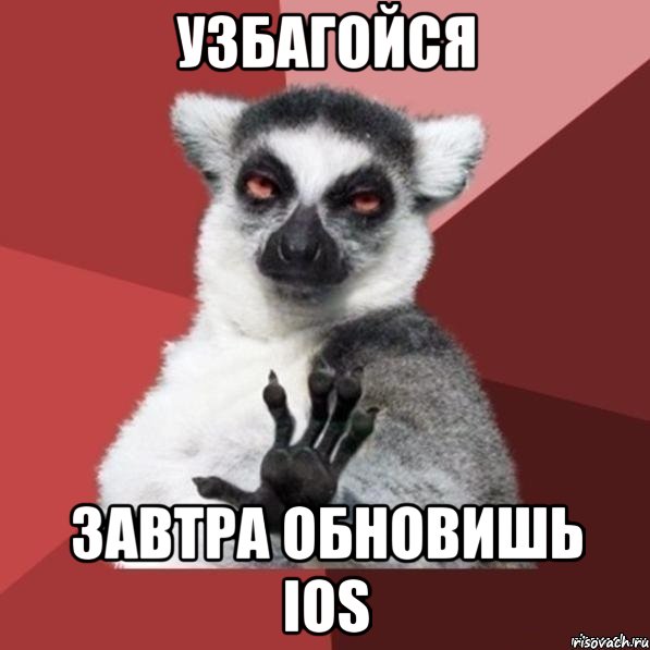 узбагойся завтра обновишь ios