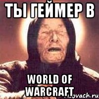 ты геймер в world of warcraft, Мем Ванга (цвет)