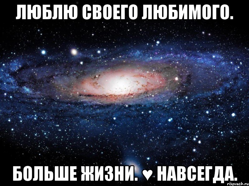 люблю своего любимого. больше жизни. ♥ навсегда., Мем Вселенная