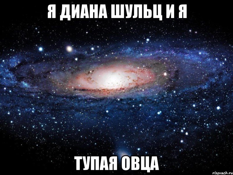 я диана шульц и я тупая овца, Мем Вселенная