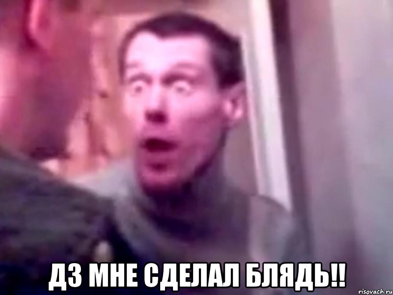  дз мне сделал блядь!!, Мем Запили