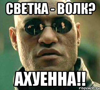 светка - волк? ахуенна!!, Мем  а что если я скажу тебе