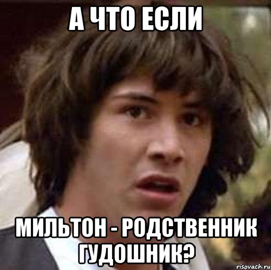 а что если мильтон - родственник гудошник?, Мем А что если (Киану Ривз)