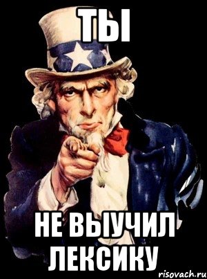 ты не выучил лексику, Мем а ты