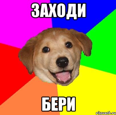 заходи бери, Мем Advice Dog