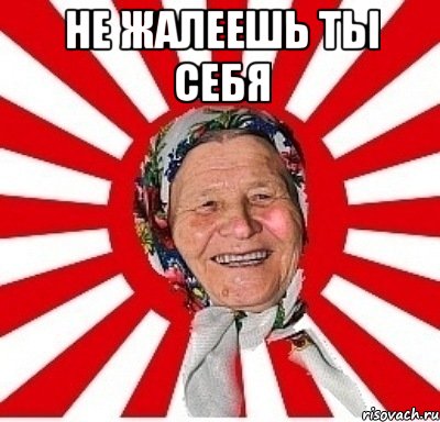 не жалеешь ты себя , Мем  бабуля