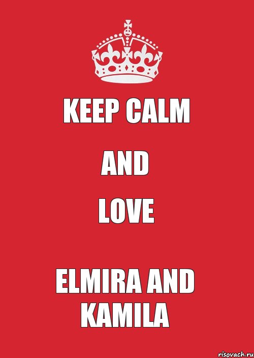 Keep Calm and Love Elmira and Kamila, Комикс Keep Calm 3