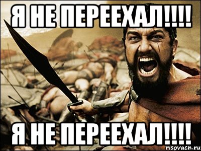 я не переехал!!! я не переехал!!!, Мем Это Спарта