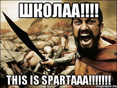 школаа!!! this is spartaaa!!!, Мем Это Спарта