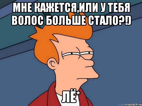 мне кажется,или у тебя волос больше стало?!) лё*, Мем  Фрай (мне кажется или)