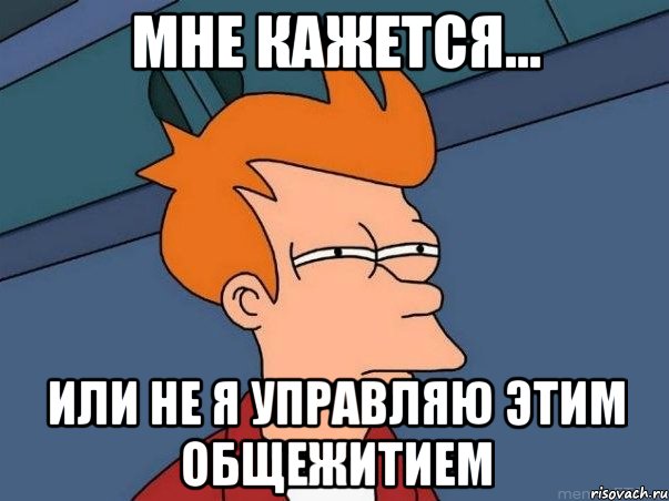 мне кажется... или не я управляю этим общежитием, Мем  Фрай (мне кажется или)