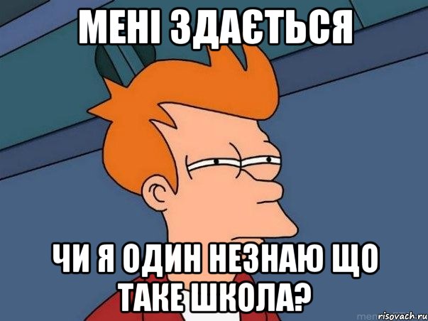 мені здається чи я один незнаю що таке школа?, Мем  Фрай (мне кажется или)