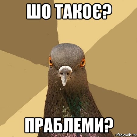 шо такоє? праблеми?