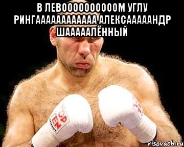 в левоооооооооом углу рингаааааааааааа алексааааандр шааааалённый 