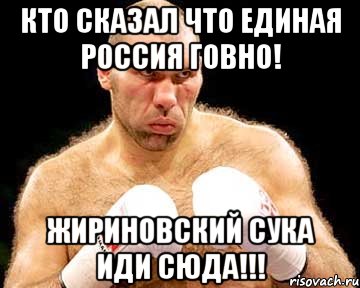 кто сказал что единая россия говно! жириновский сука иди сюда!!!