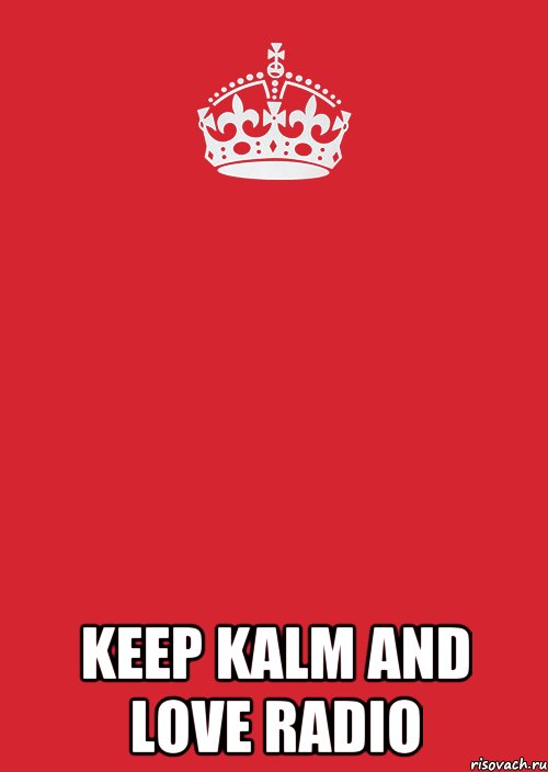  keep kalm and love radio, Комикс Keep Calm 3